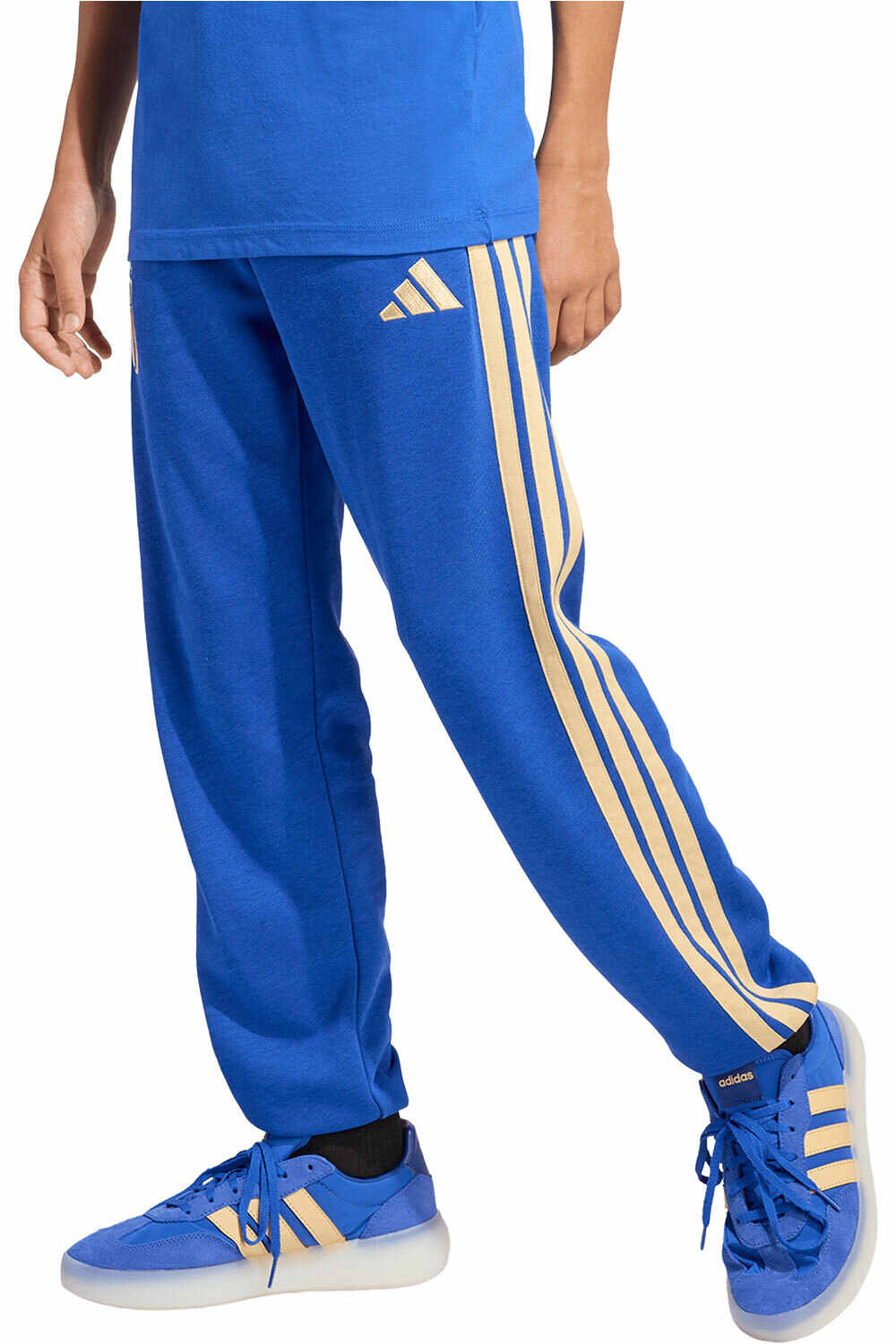 adidas pantalón futbol niño ITALIA DNA vista frontal