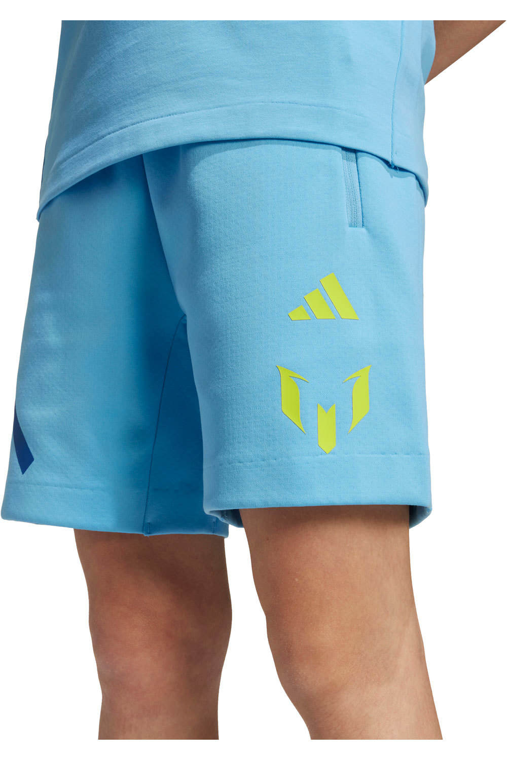 adidas pantalón futbol niño MESSI ZNE SHORT Y CEAM vista detalle