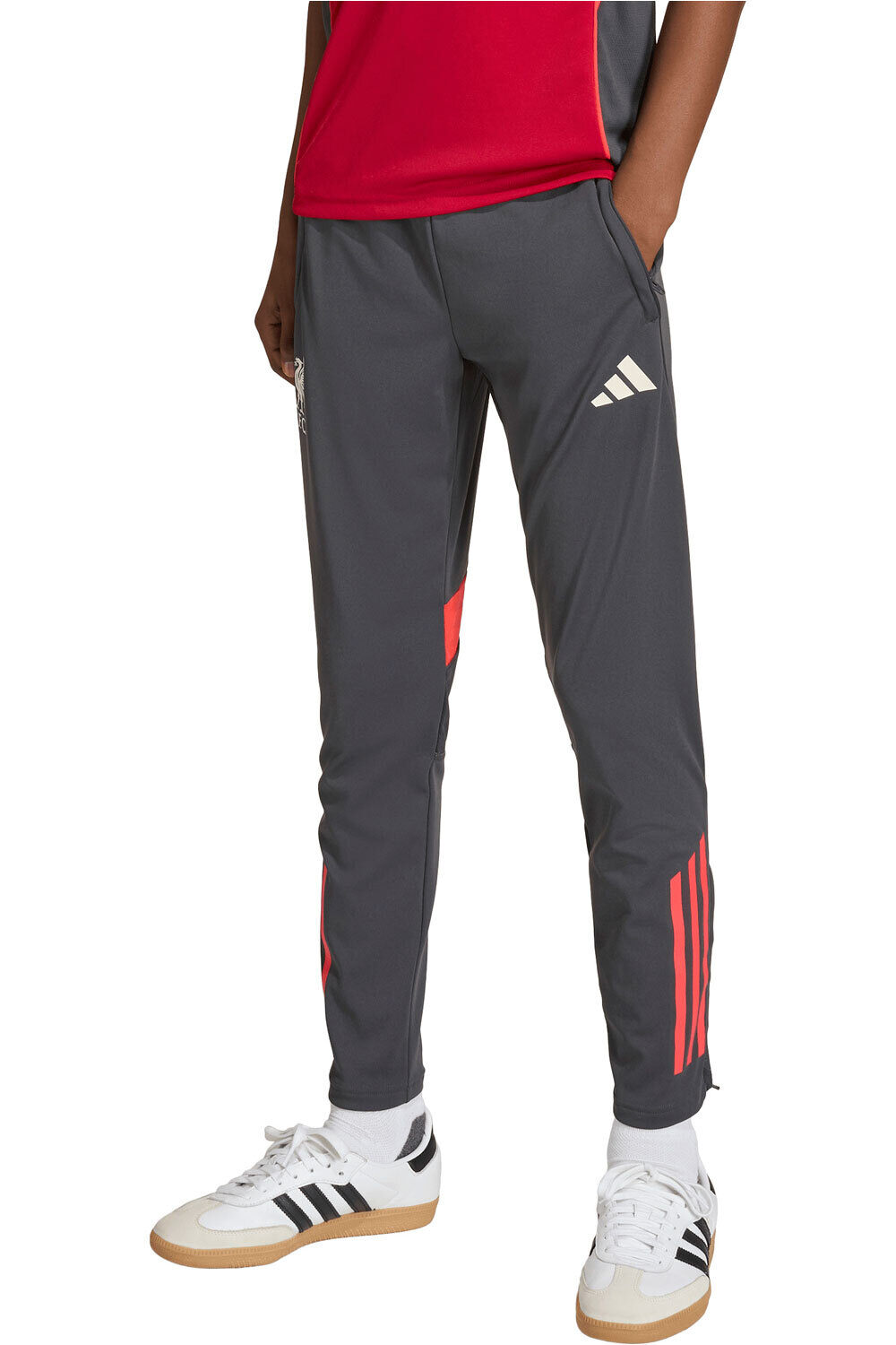 adidas pantalón futbol niño TRAINING LIVERPOOL FC TIRO 25 COMPET vista frontal