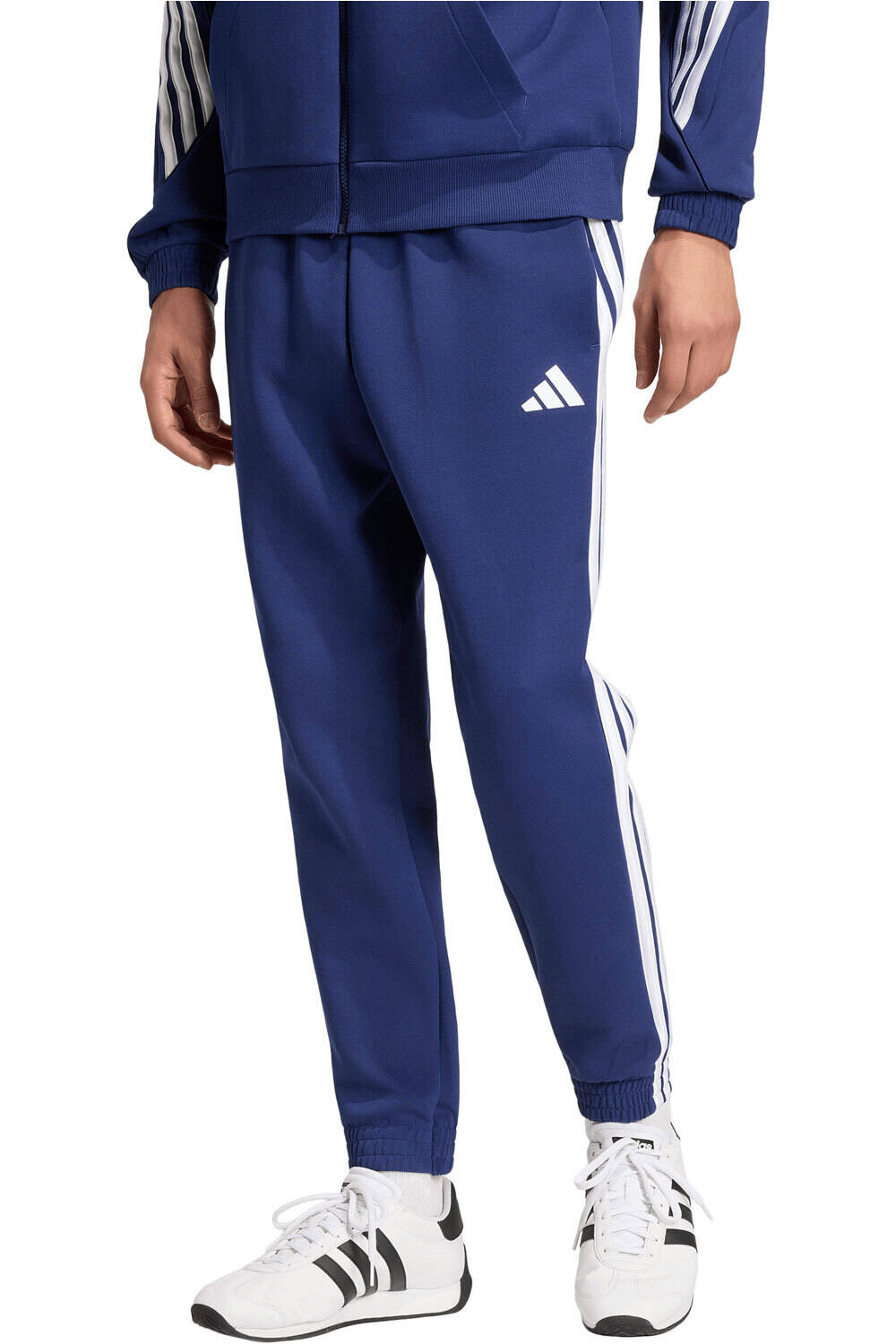 adidas pantalón hombre Pantalones Stadium de 3 bandas vista frontal