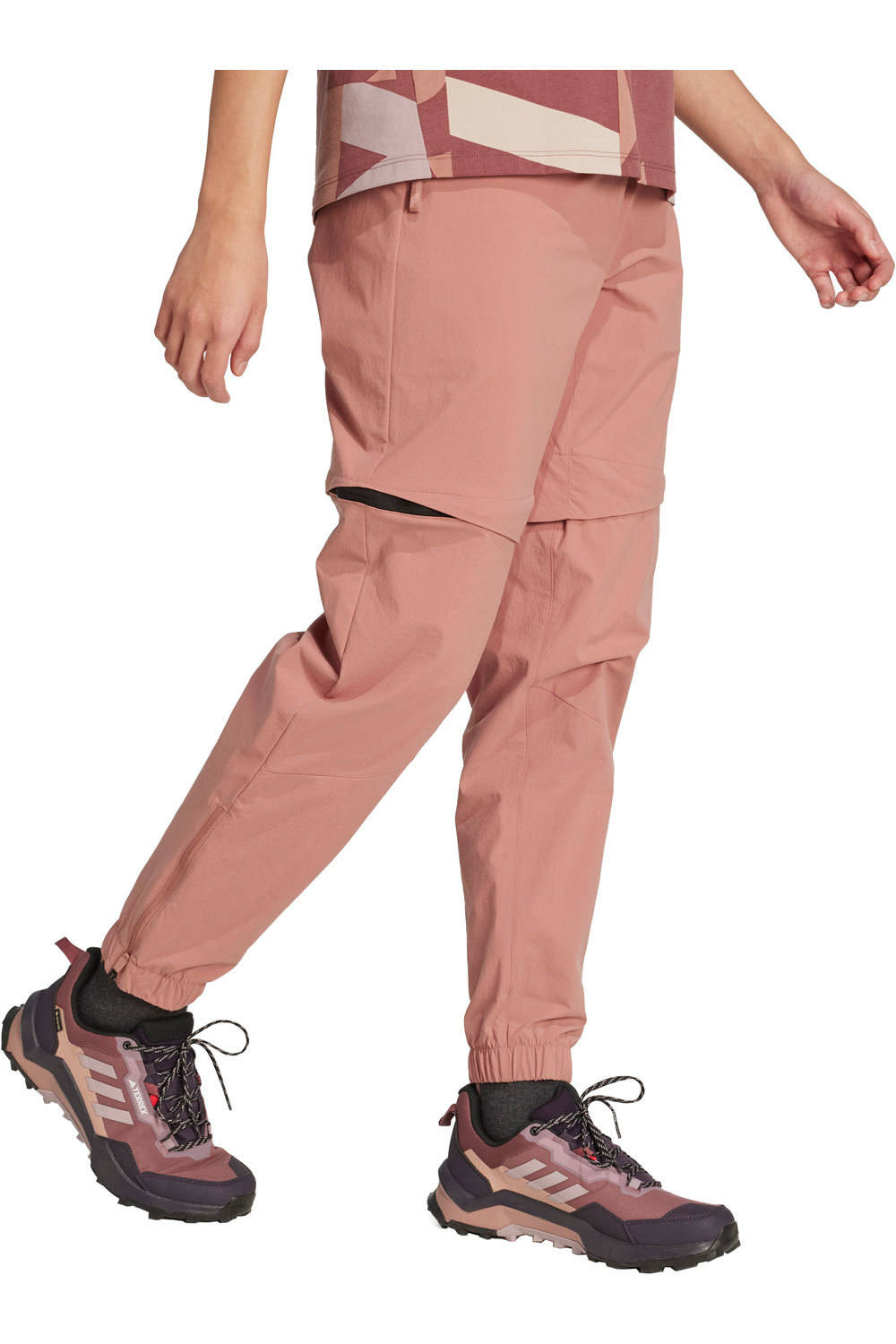 adidas pantalón montaña mujer Terrex Utilitas Hiking Zip-Off vista detalle