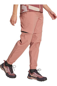adidas pantalón montaña mujer Terrex Utilitas Hiking Zip-Off vista detalle