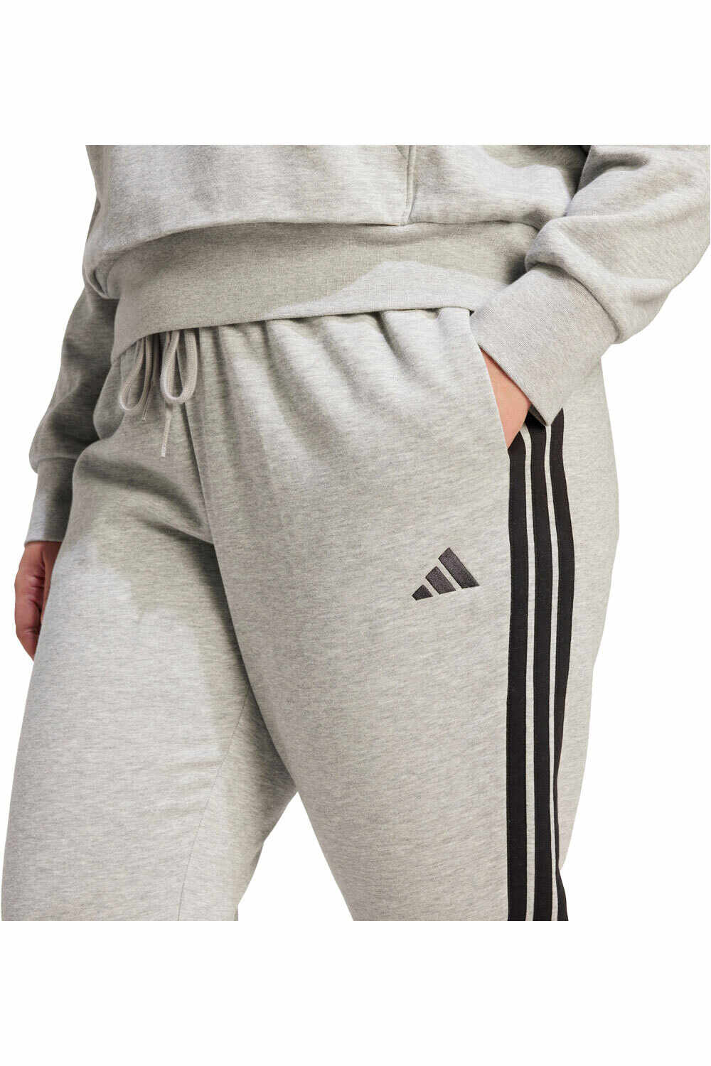 adidas pantalón mujer ESSENTIALS 3-STRIPES FLEECE SLIM 03