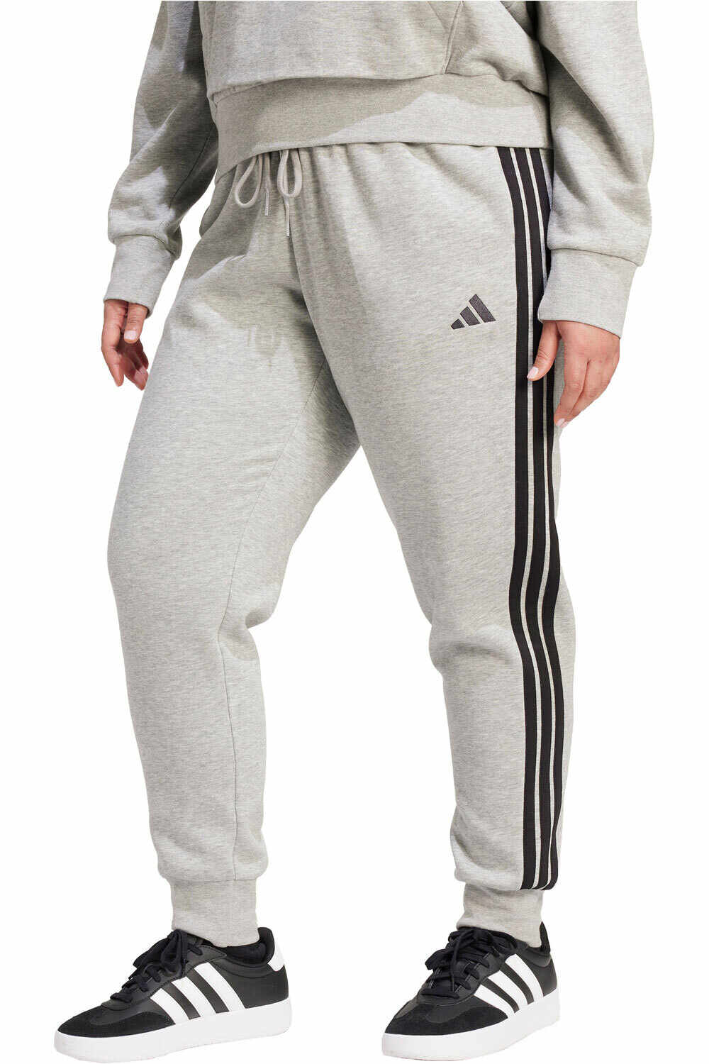 adidas pantalón mujer ESSENTIALS 3-STRIPES FLEECE SLIM vista frontal