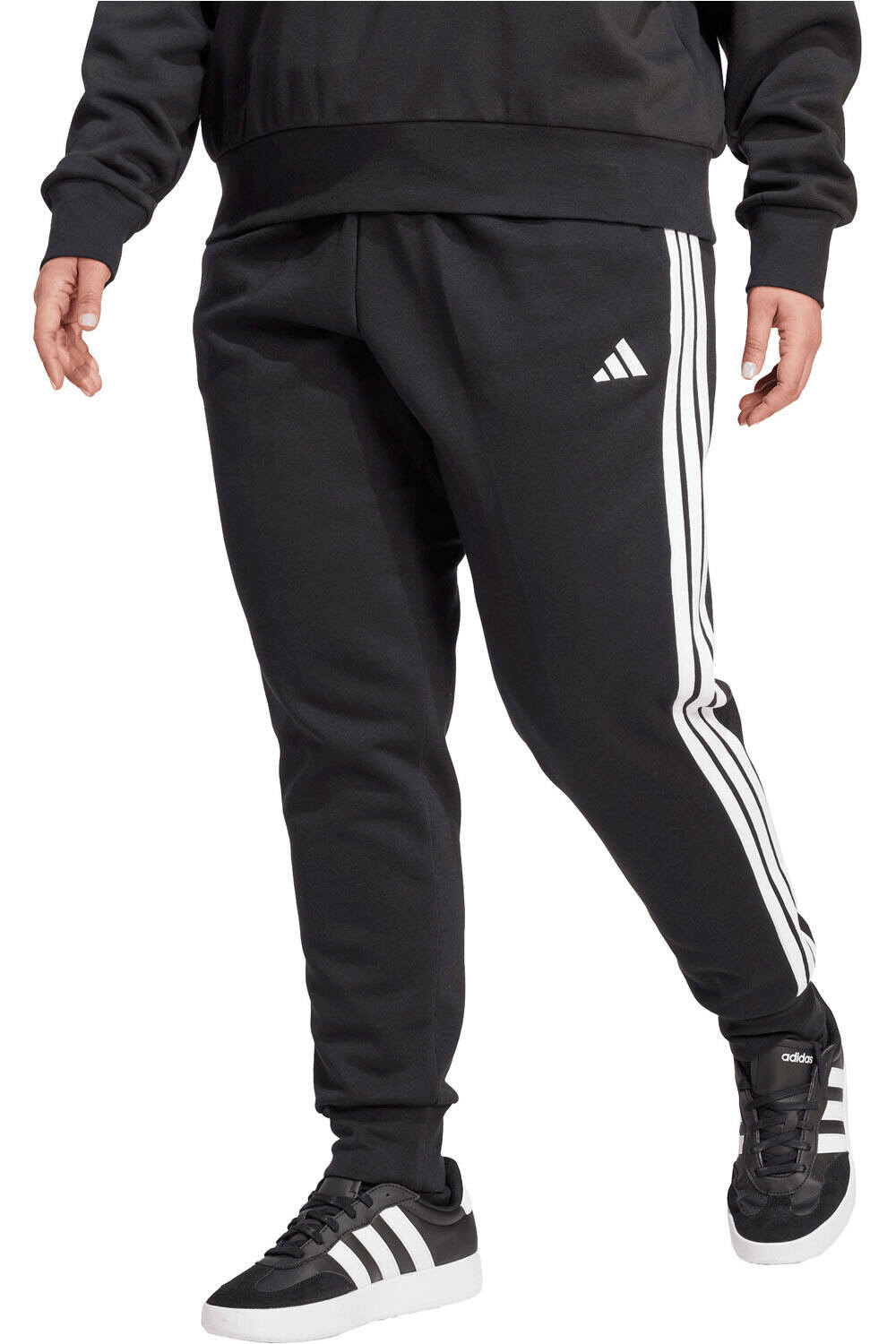 adidas pantalón mujer ESSENTIALS 3-STRIPES FLEECE SLIM vista frontal
