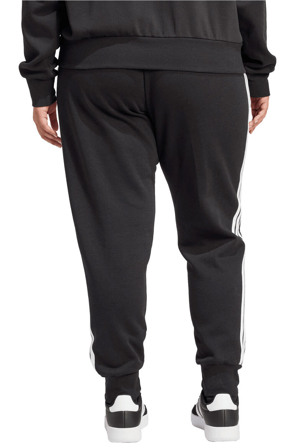 adidas pantalón mujer ESSENTIALS 3-STRIPES FLEECE SLIM vista trasera