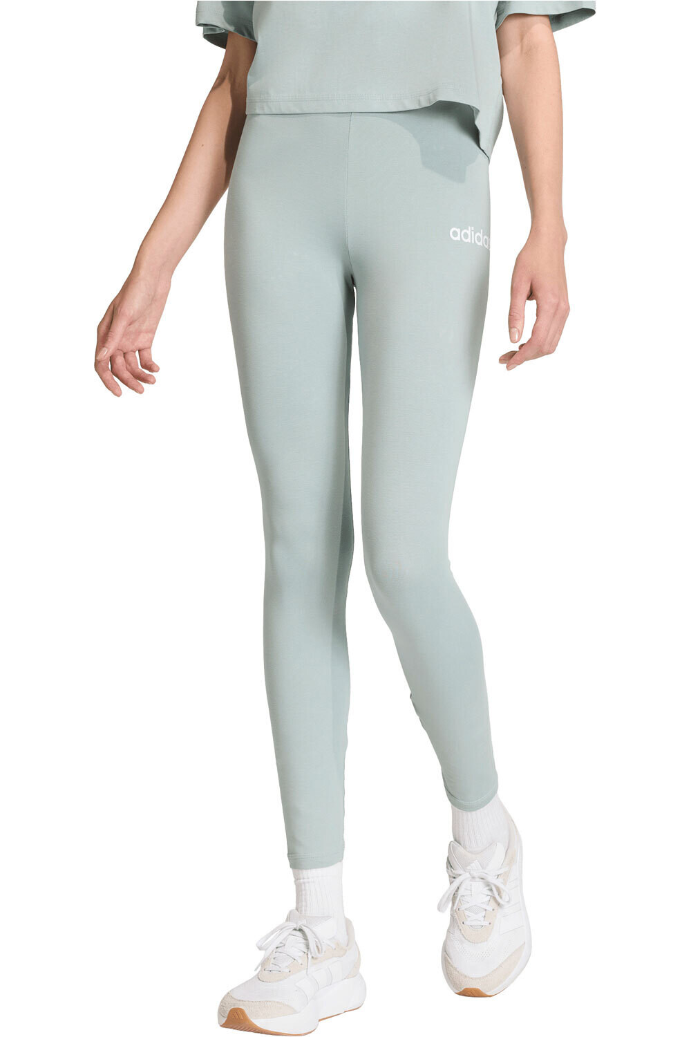 adidas pantalón mujer ESSENTIALS LINEAR COTTON vista frontal