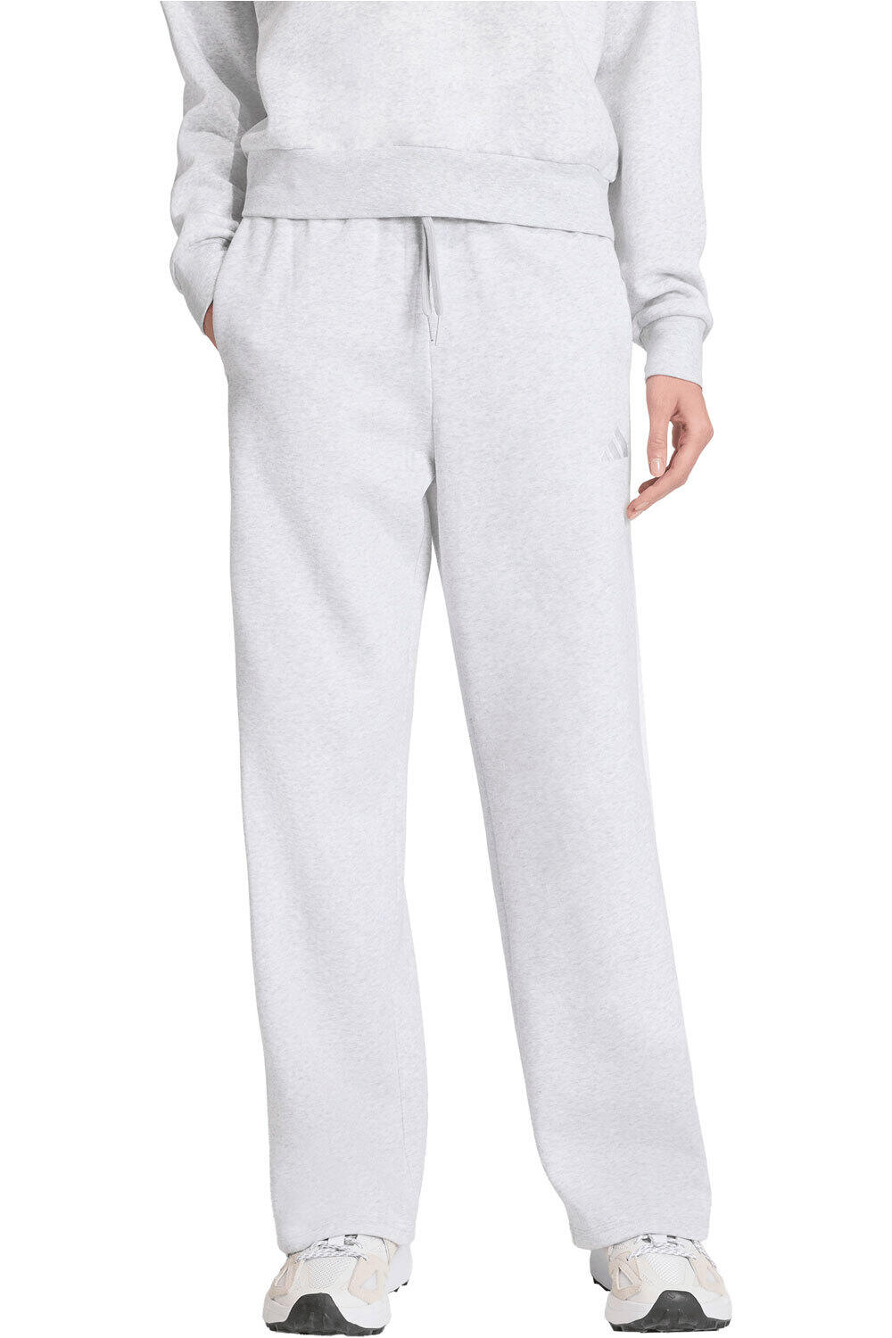 adidas pantalón mujer ESSENTIALS OPEN-HEM 3 BANDAS vista frontal