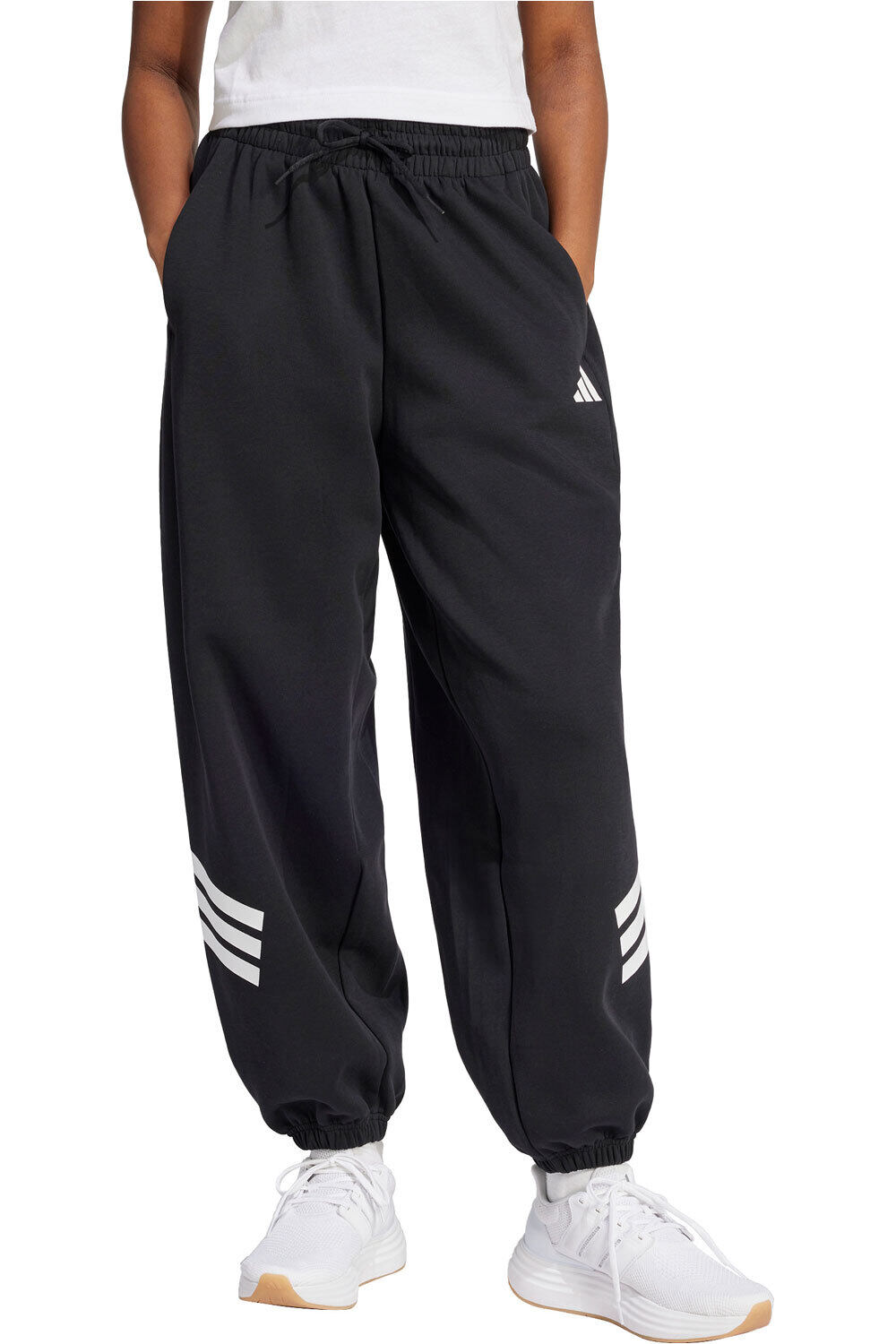 adidas pantalón mujer FUTURE ICONS 3-STRIPES PARACHUTE vista frontal