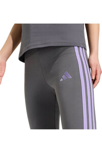 adidas pantalón mujer Mallas Essentials Cotton 3 bandas 03