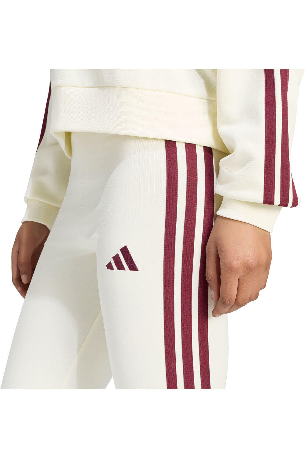 adidas pantalón mujer Mallas Essentials Cotton 3 bandas vista detalle