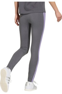 adidas pantalón mujer Mallas Essentials Cotton 3 bandas vista trasera