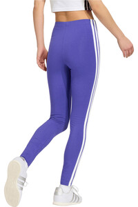 adidas pantalón mujer Mallas Essentials Cotton 3 bandas vista trasera