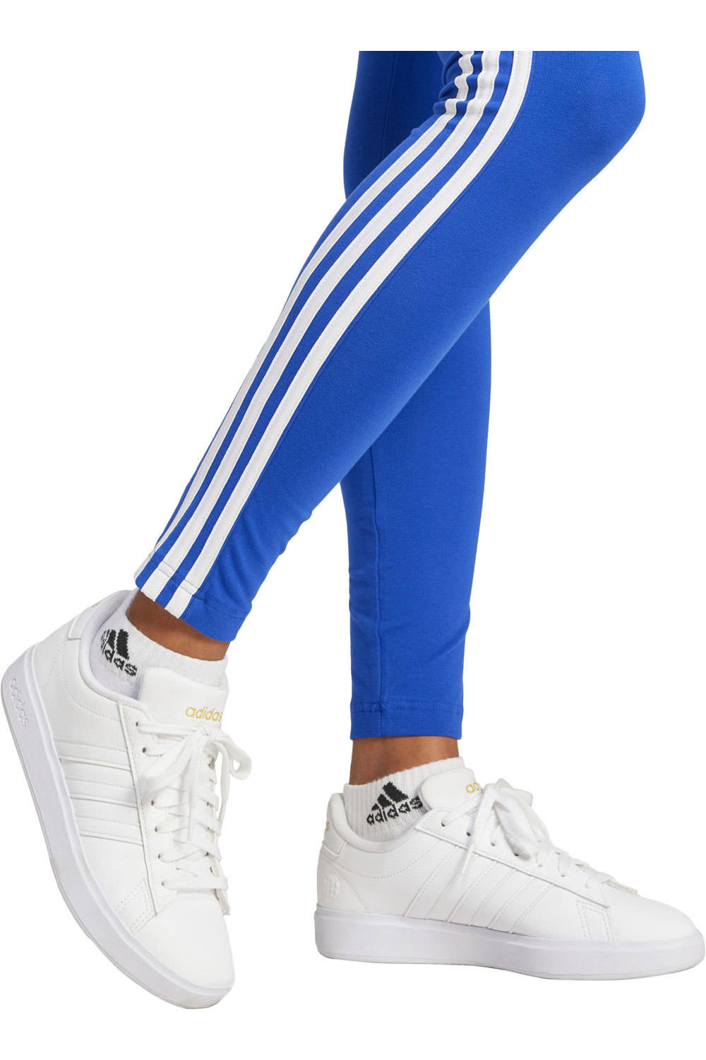 adidas pantalón mujer Mallas LOUNGEWEAR Essentials 3 bandas 04