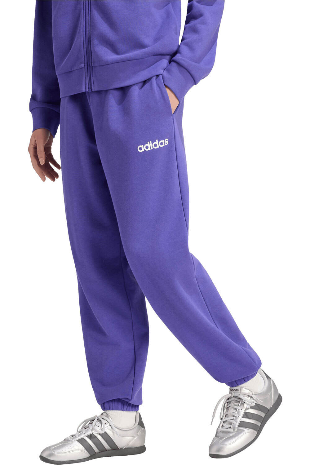 adidas pantalón mujer Pantaln Essentials Linear French TC vista frontal