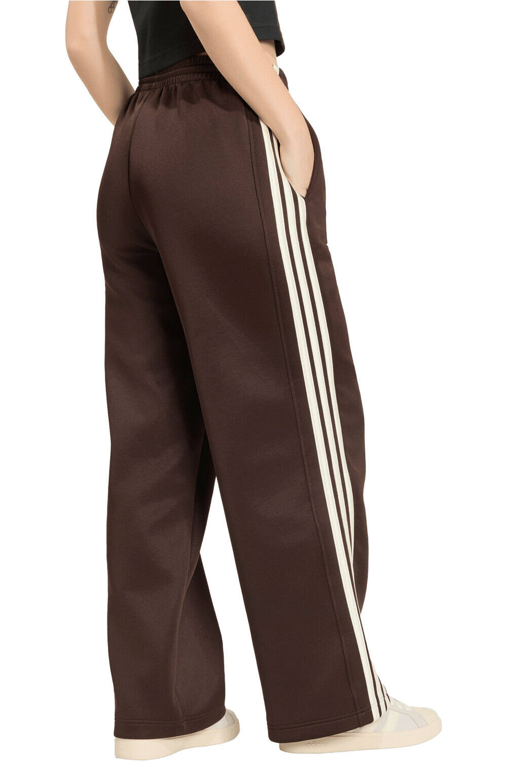 adidas pantalón mujer Pantaln Stadium 3 bandas vista trasera