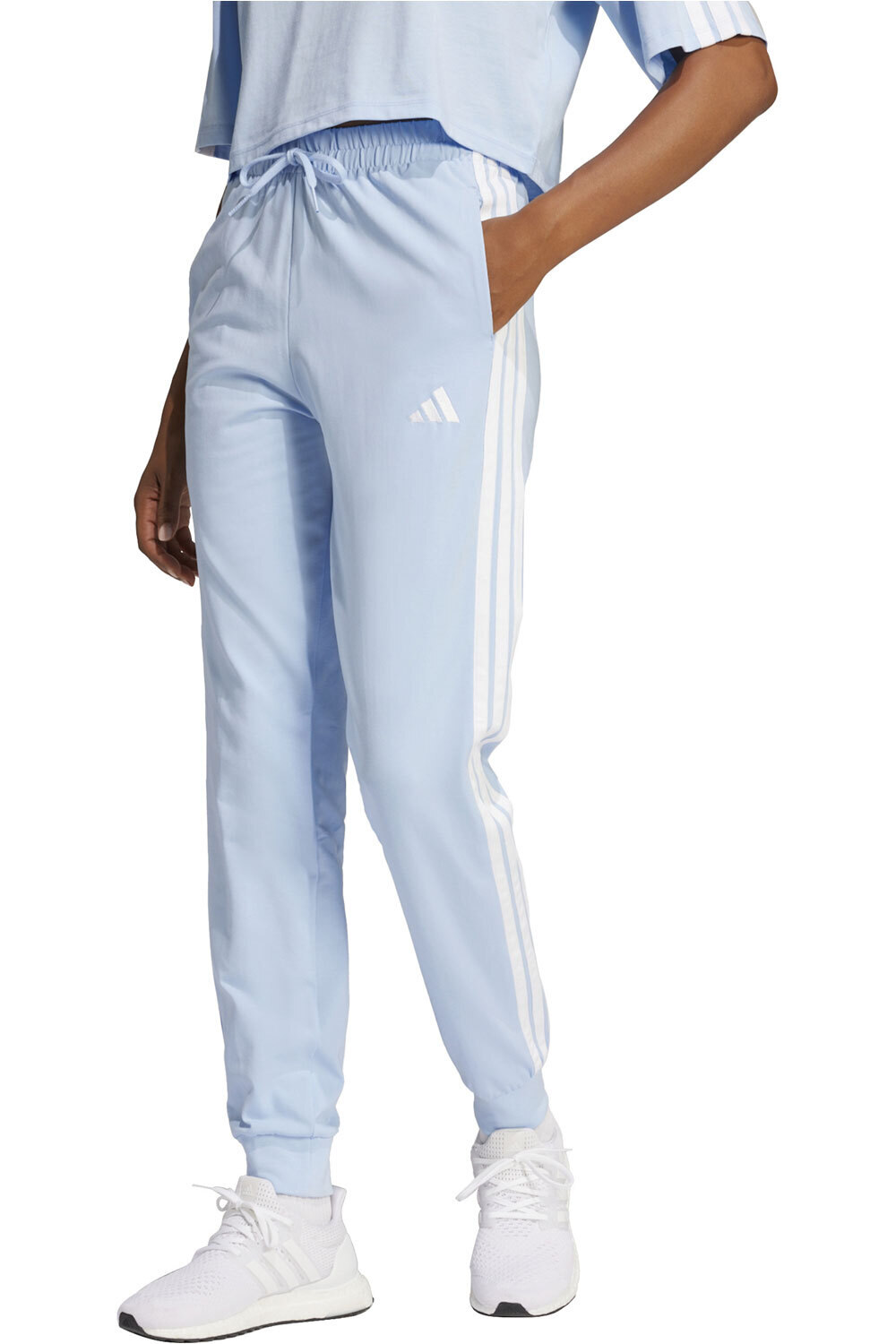 adidas pantalón mujer W 3S SJ JOGGER vista frontal