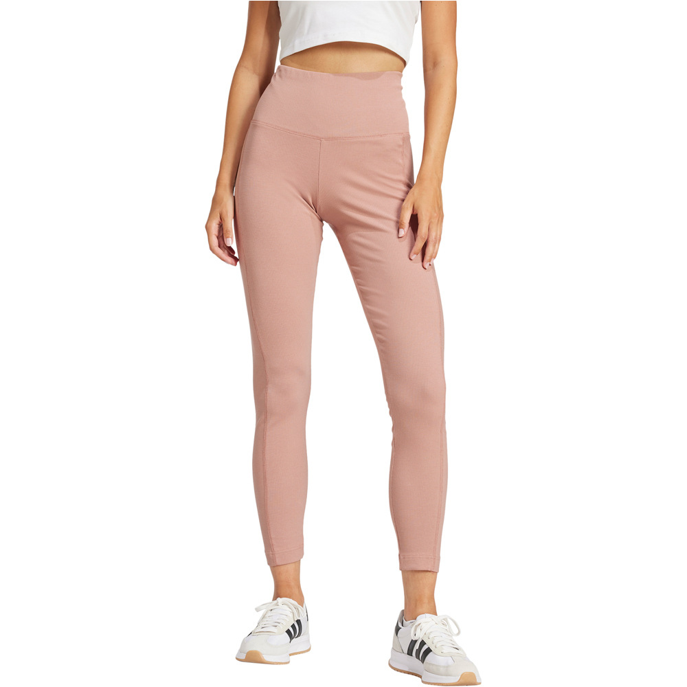 adidas pantalón mujer W LNG RIB LEG vista frontal