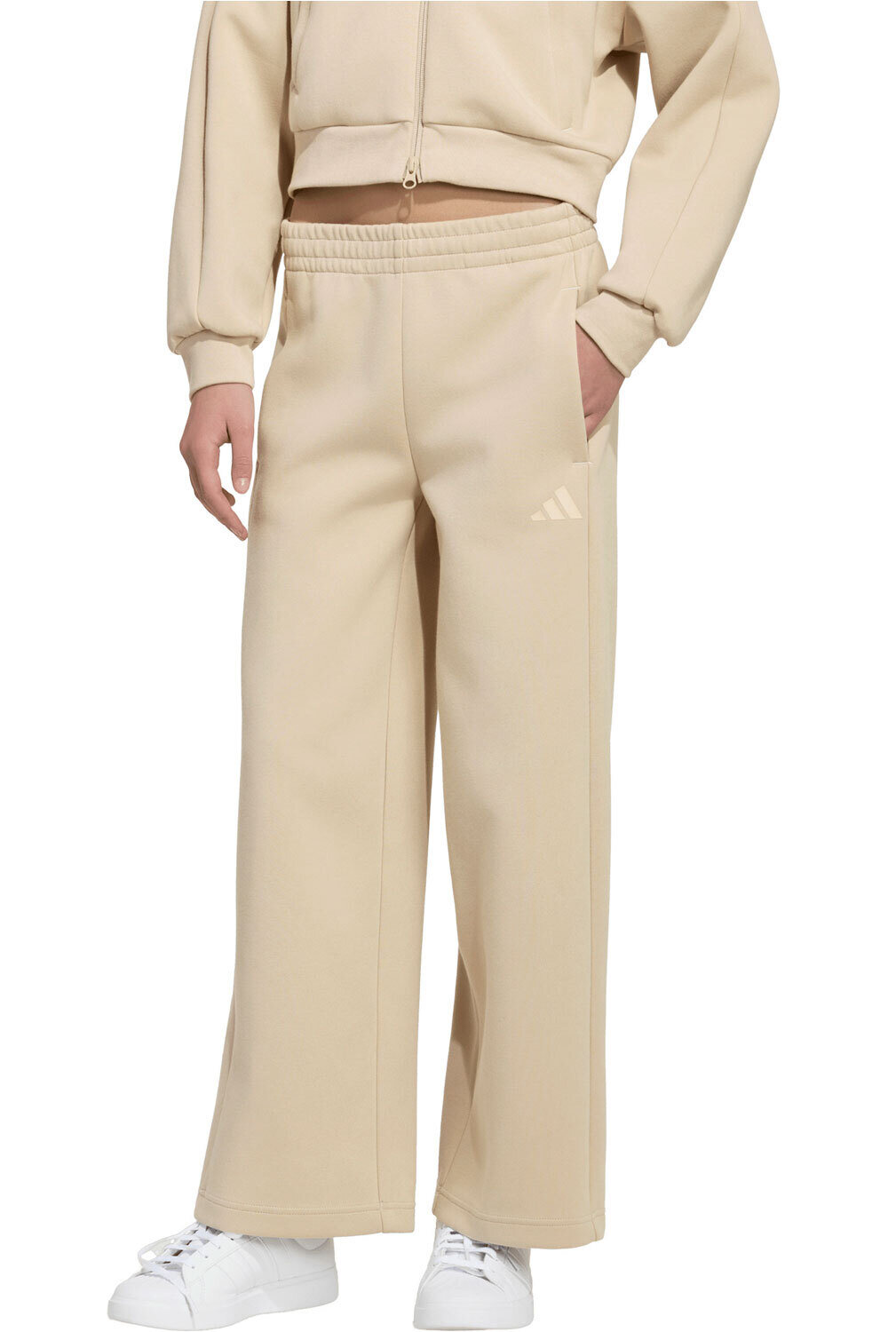 adidas pantalón niña PANTALN FUTURE ICONS 3 STRIPES vista frontal
