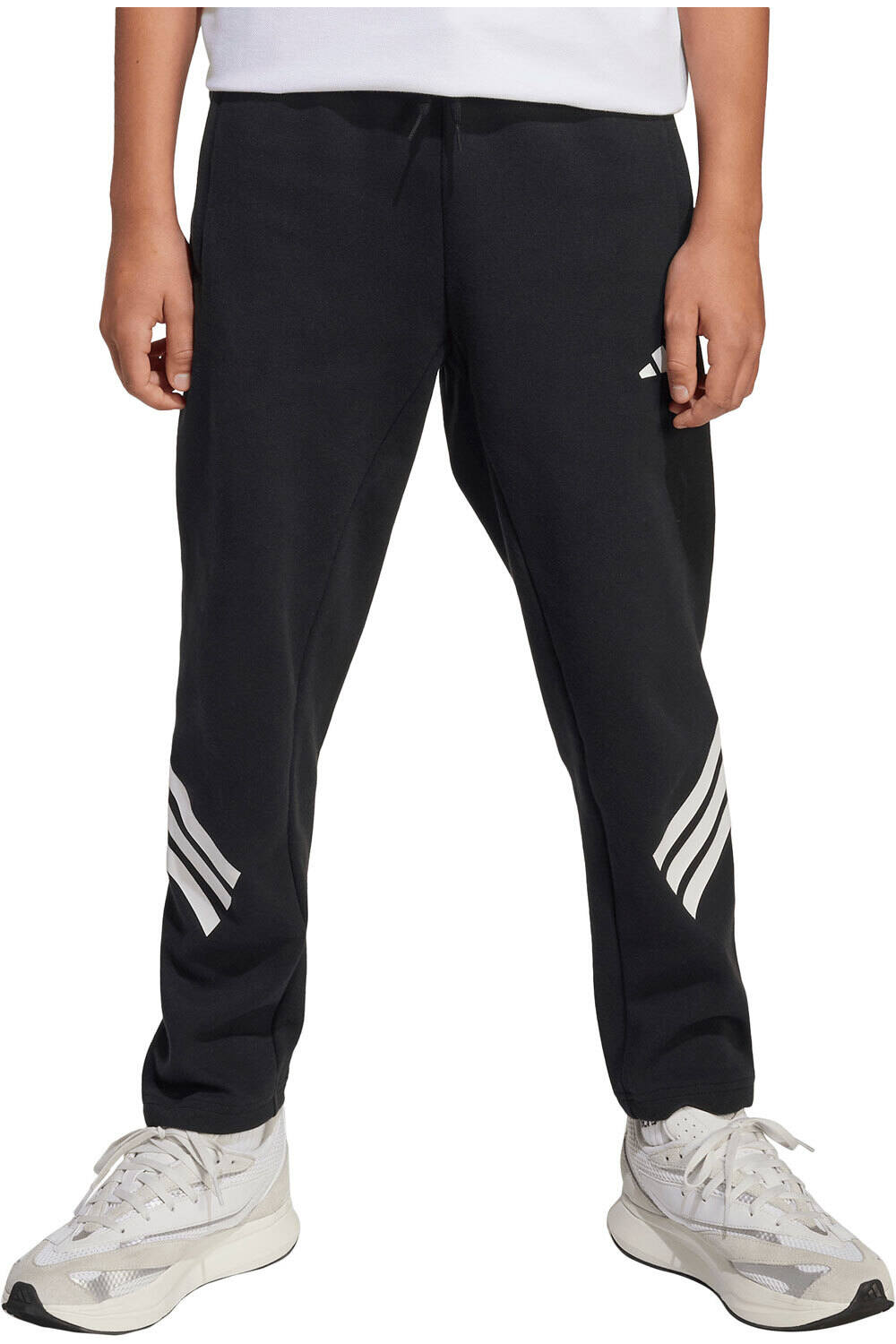 adidas pantalón niño FUTURE ICONS ANKLE-LENGTH 3 BANDAS vista frontal