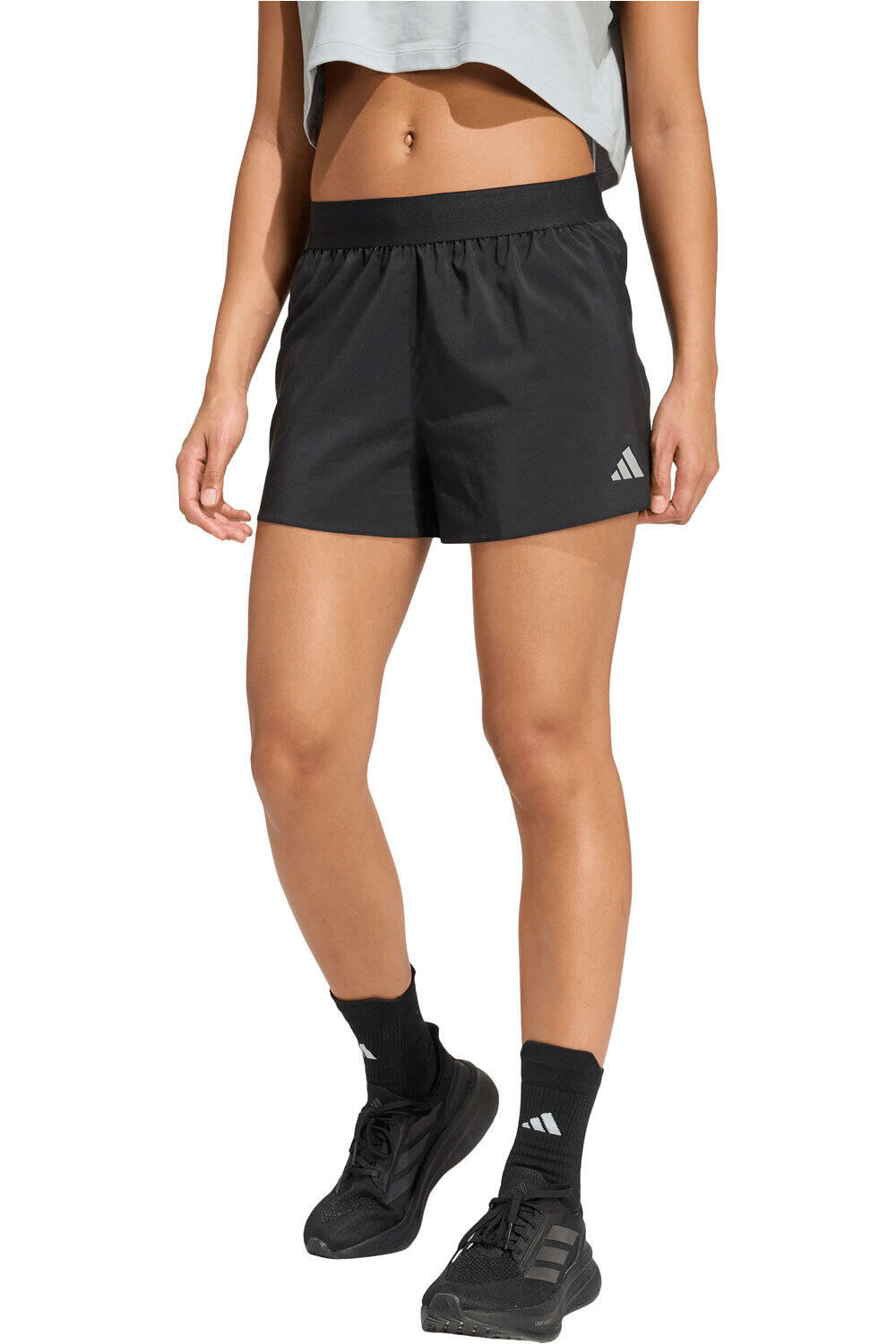 adidas pantalón running mujer Run Ess  Shor W 4 vista frontal