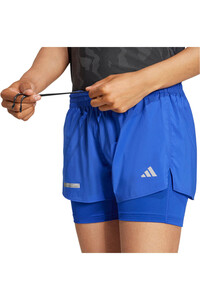 adidas pantalón running mujer ULTI 2IN1 SHORT vista detalle
