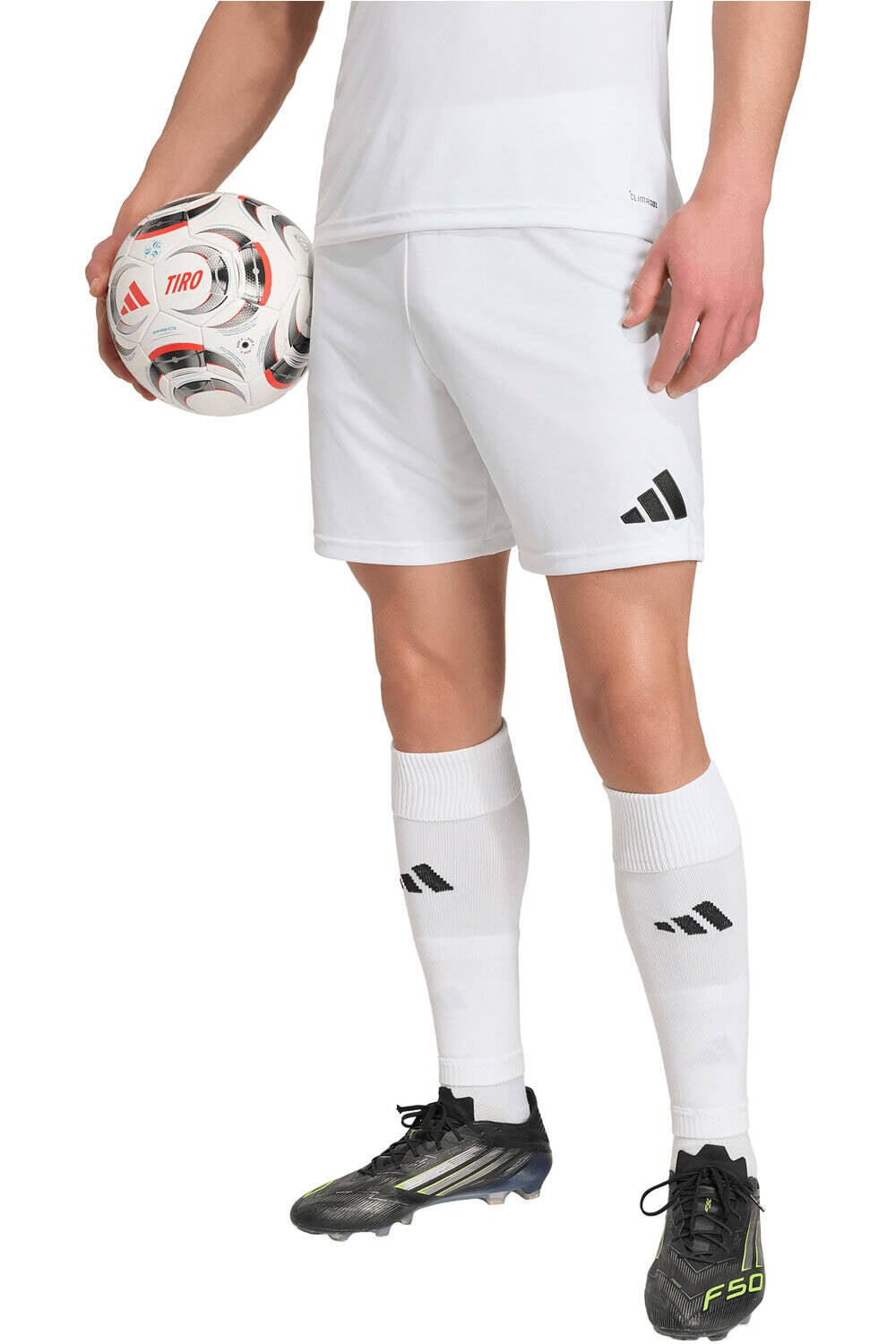 adidas pantalones cortos futbol ENT22 SHORT BL vista frontal