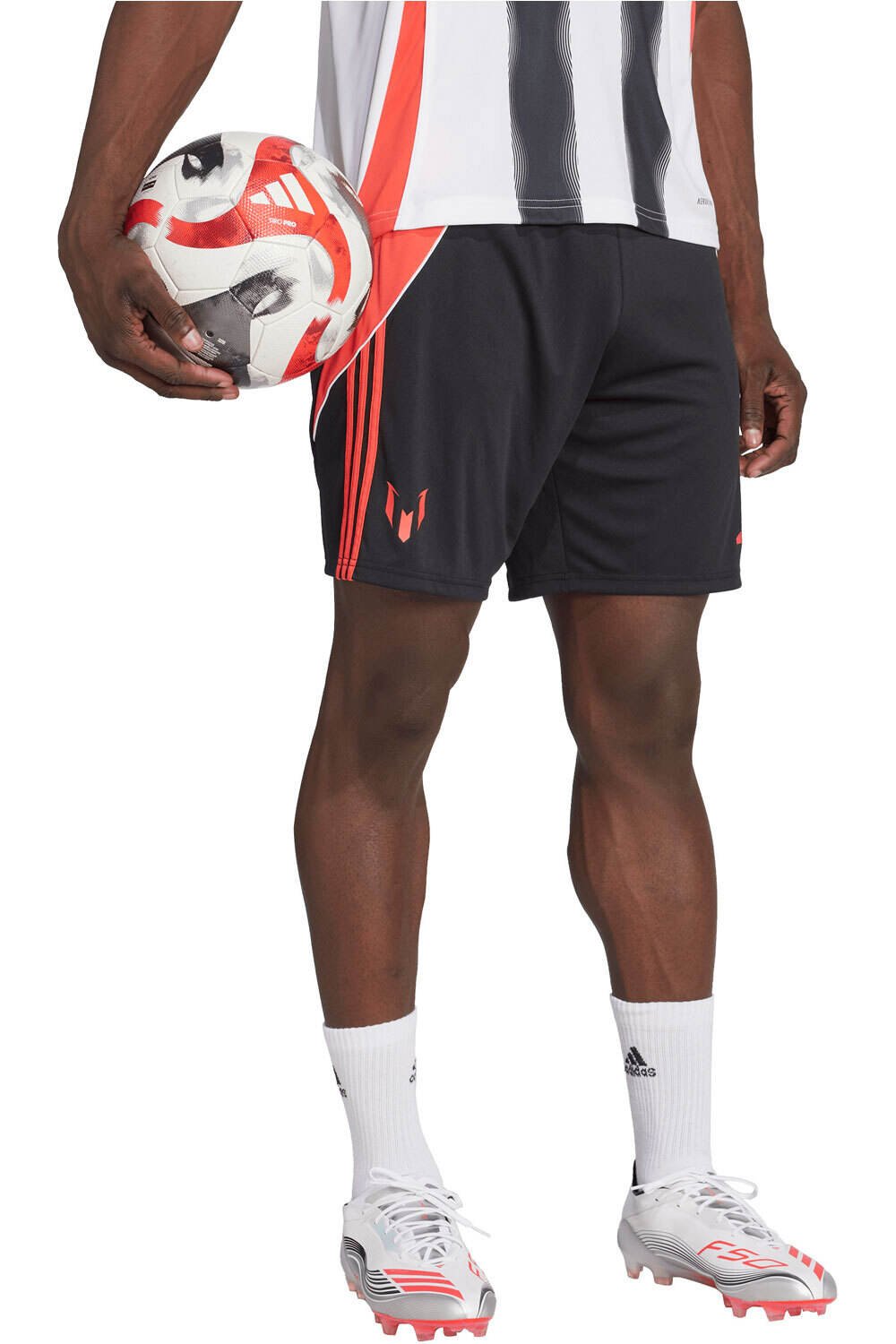 adidas pantalones cortos futbol MESSI vista frontal