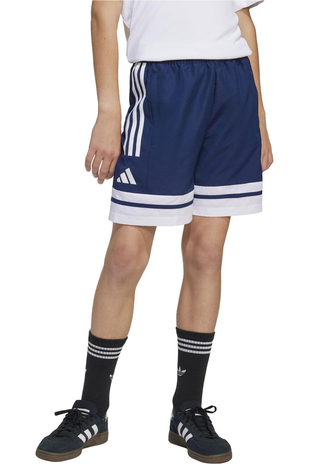 adidas pantalones cortos futbol niño SQ25 DT SHOY vista frontal