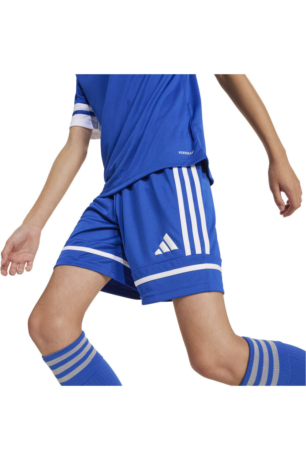 adidas pantalones cortos futbol niño SQUA25 SHO Y vista detalle