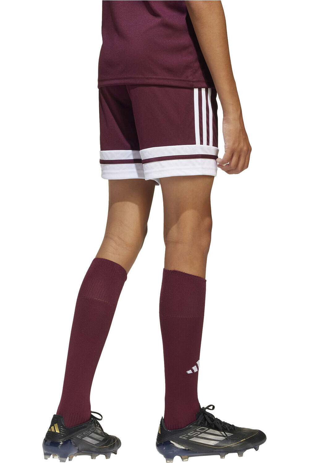 adidas pantalones cortos futbol niño SQUA25 SHO Y vista trasera