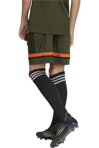 adidas pantalones cortos futbol niño SQUA25 SHO Y vista trasera