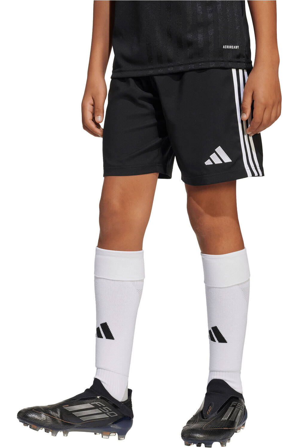 adidas pantalones cortos futbol niño TASTIGO25 vista frontal