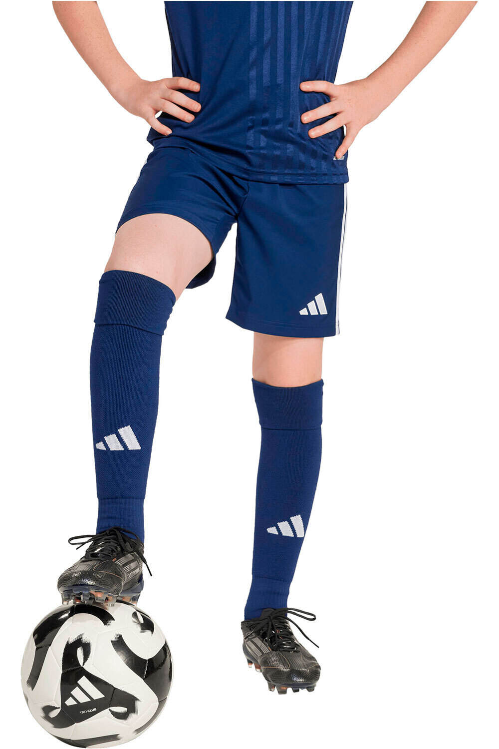 adidas pantalones cortos futbol niño TASTIGO25 vista frontal