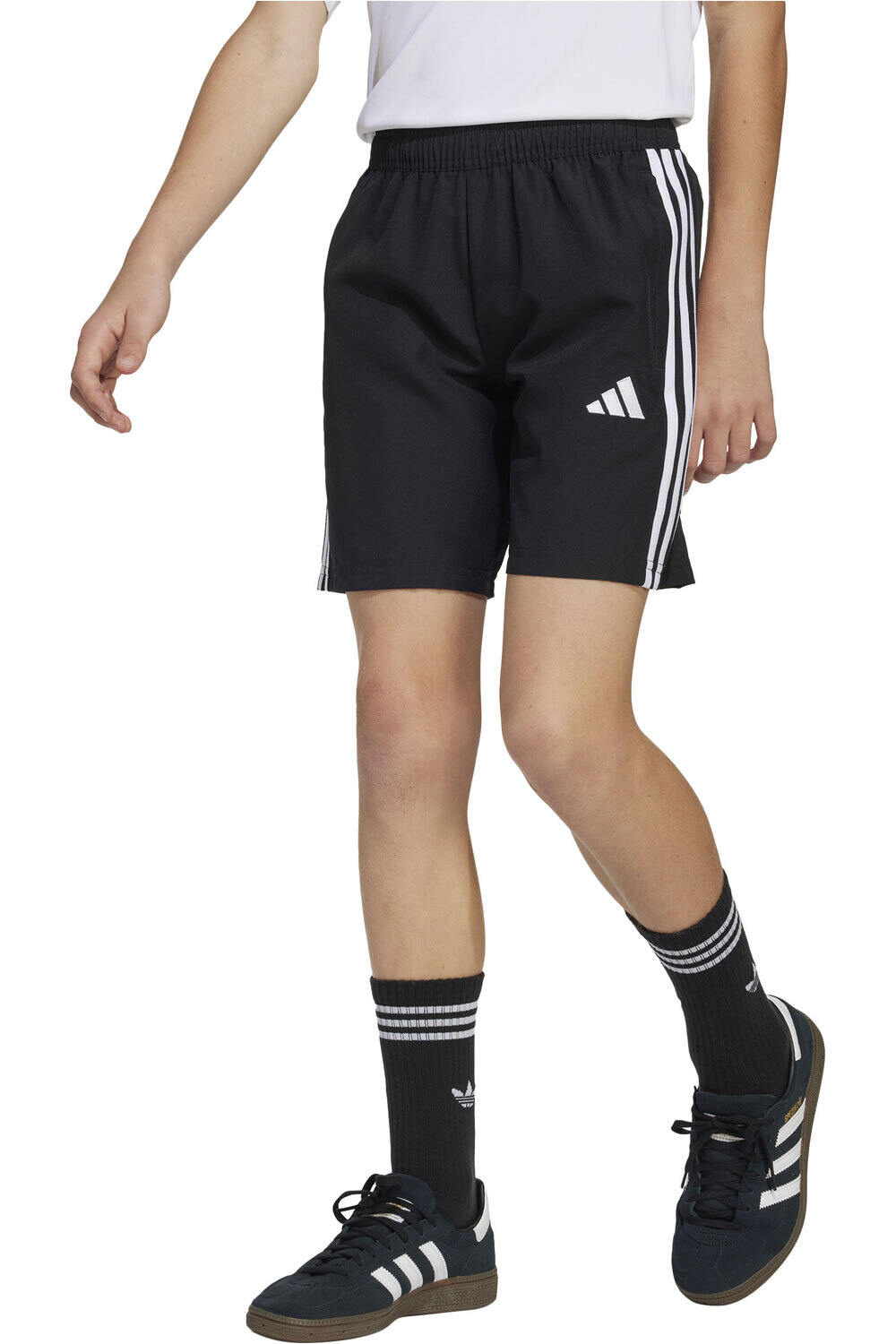 adidas pantalones cortos futbol niño TIRO ES W SHO Y vista frontal