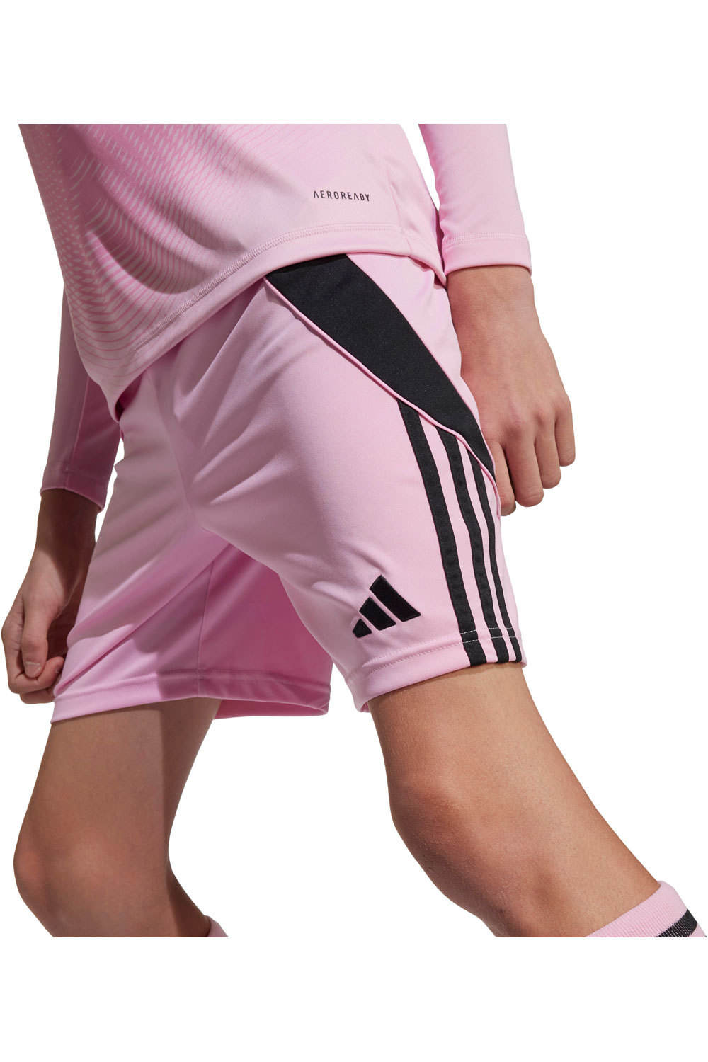 adidas pantalones cortos futbol niño TIRO24 SHO Y vista detalle