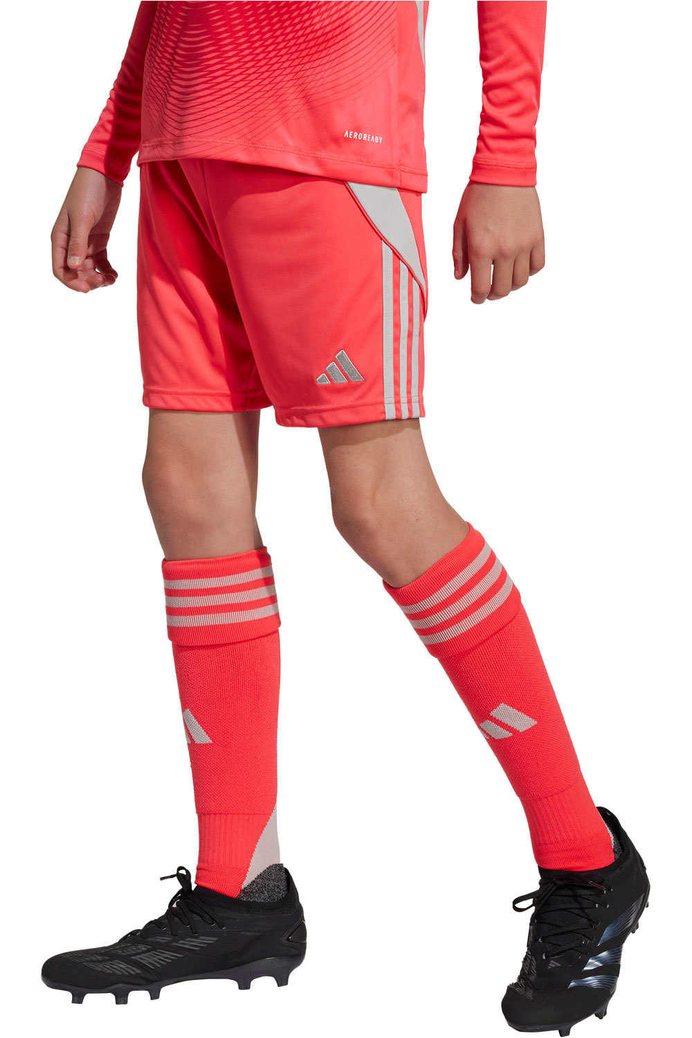adidas pantalones cortos futbol niño TIRO24 SHO Y vista frontal
