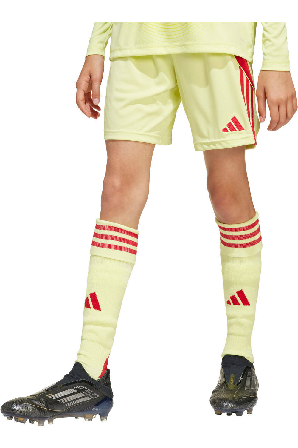 adidas pantalones cortos futbol niño TIRO24 SHO Y vista frontal