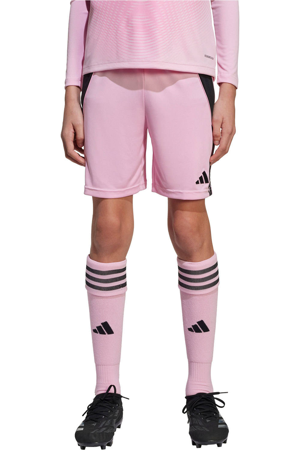 adidas pantalones cortos futbol niño TIRO24 SHO Y vista frontal