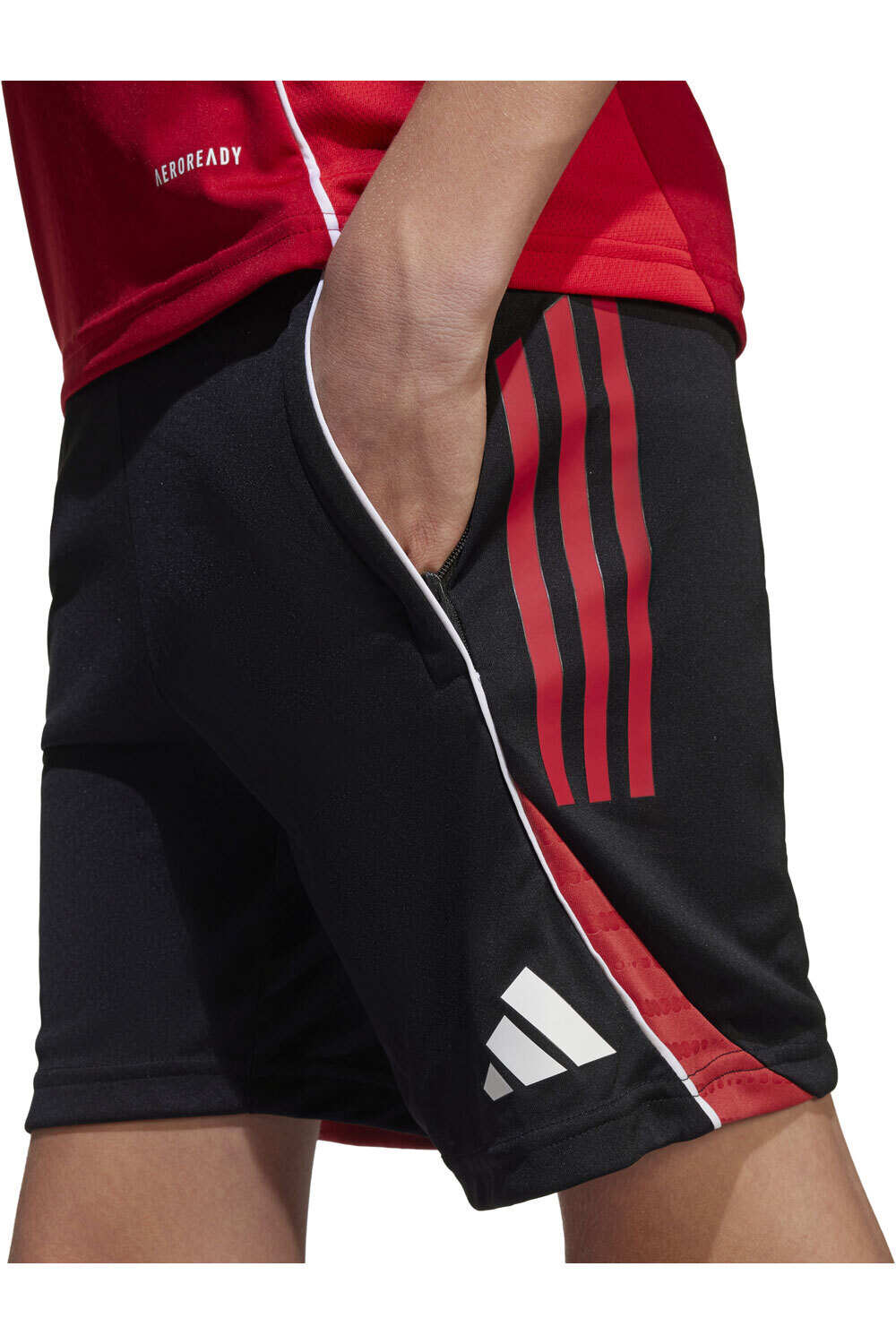 adidas pantalones cortos futbol niño TIRO25C TR SHOY vista detalle