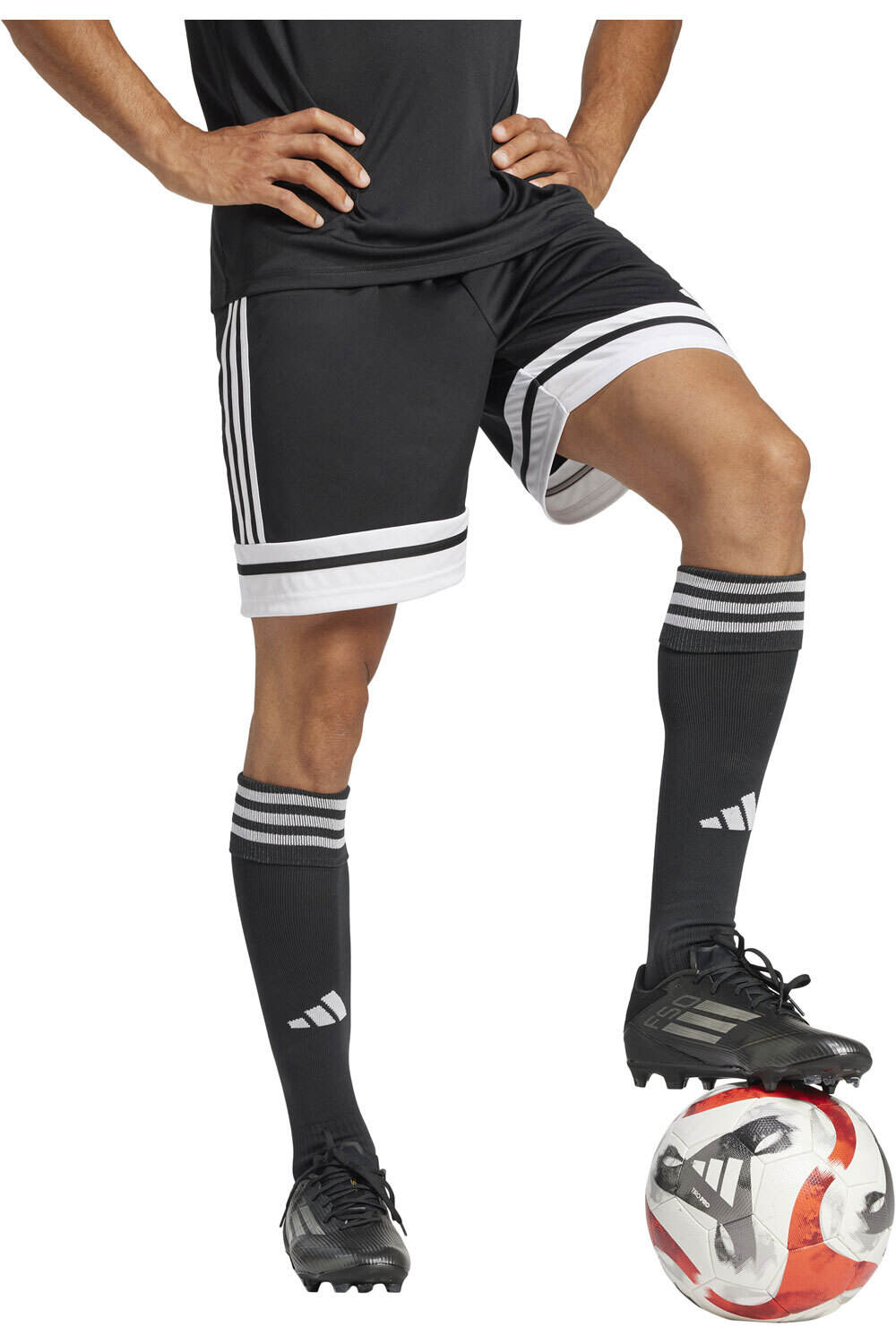 adidas pantalones cortos futbol SQUA25 SHO M vista detalle