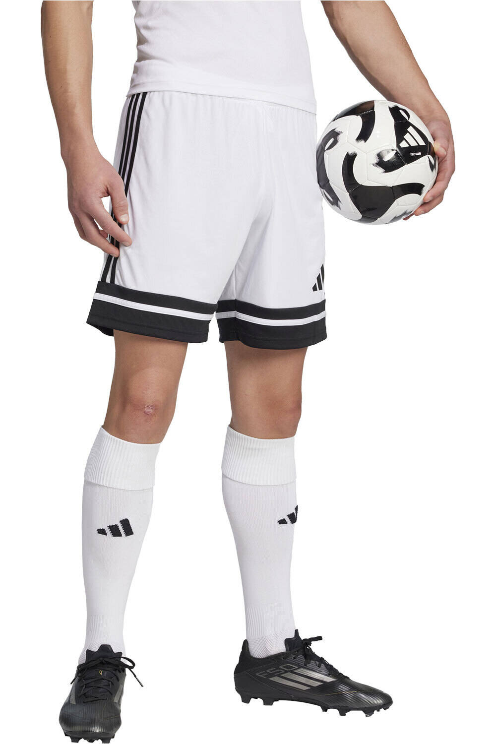 adidas pantalones cortos futbol SQUA25 SHO M vista detalle