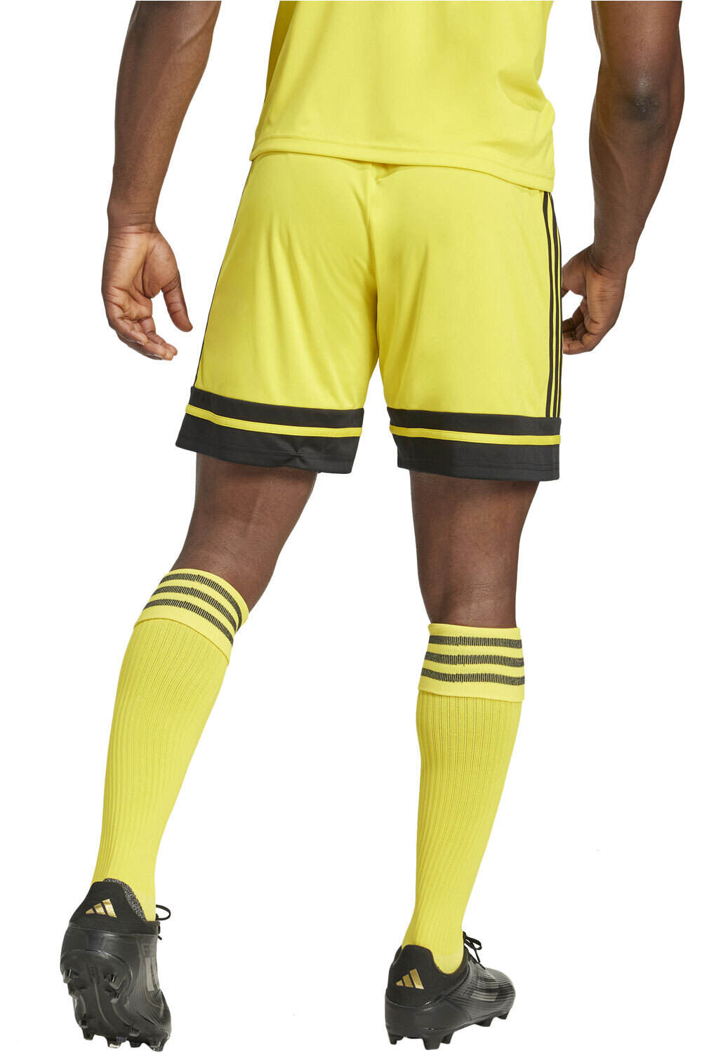 adidas pantalones cortos futbol SQUA25 SHO M vista trasera