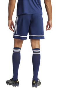 adidas pantalones cortos futbol SQUA25 SHO M vista trasera