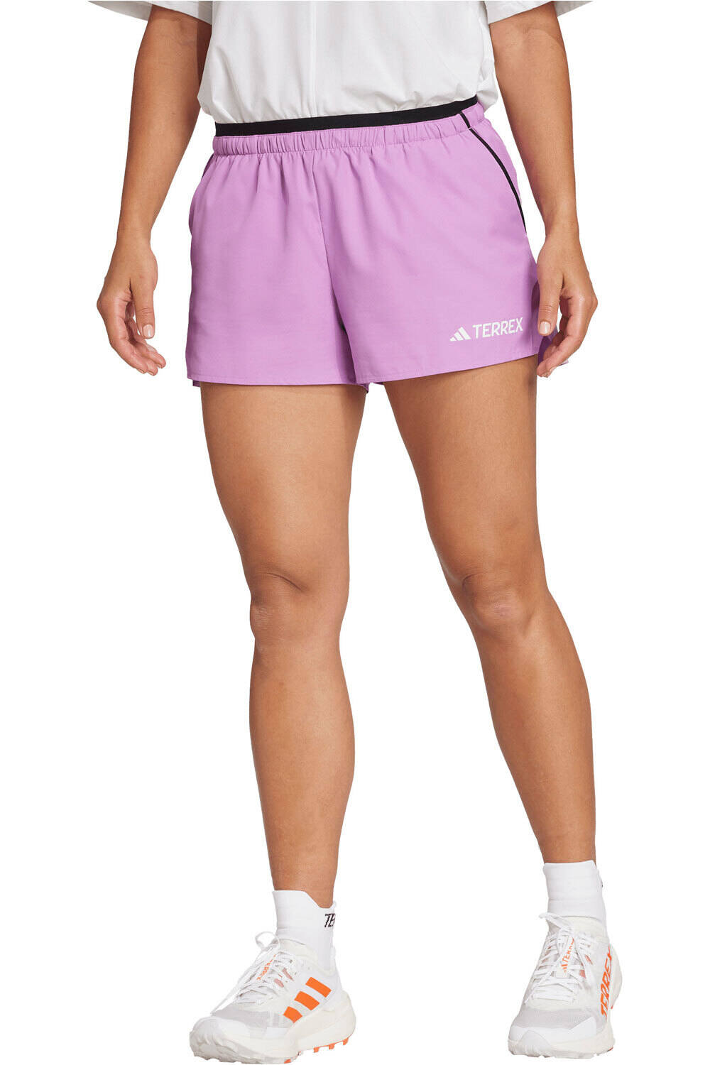 adidas pantalones cortos trail running mujer TERREX MULTI LIGHT vista frontal