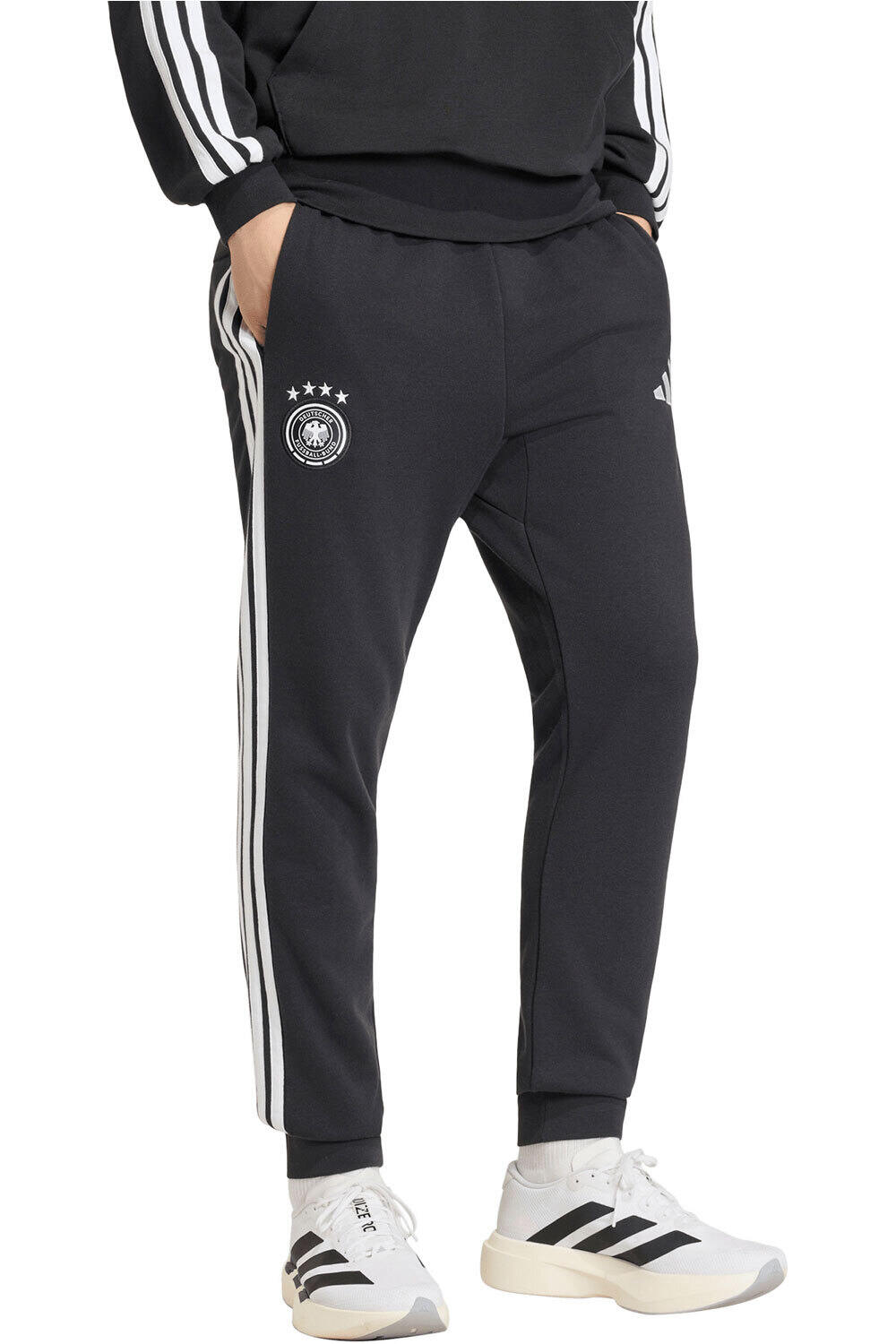 adidas pantalones futbol ALEMANIA DNA vista frontal
