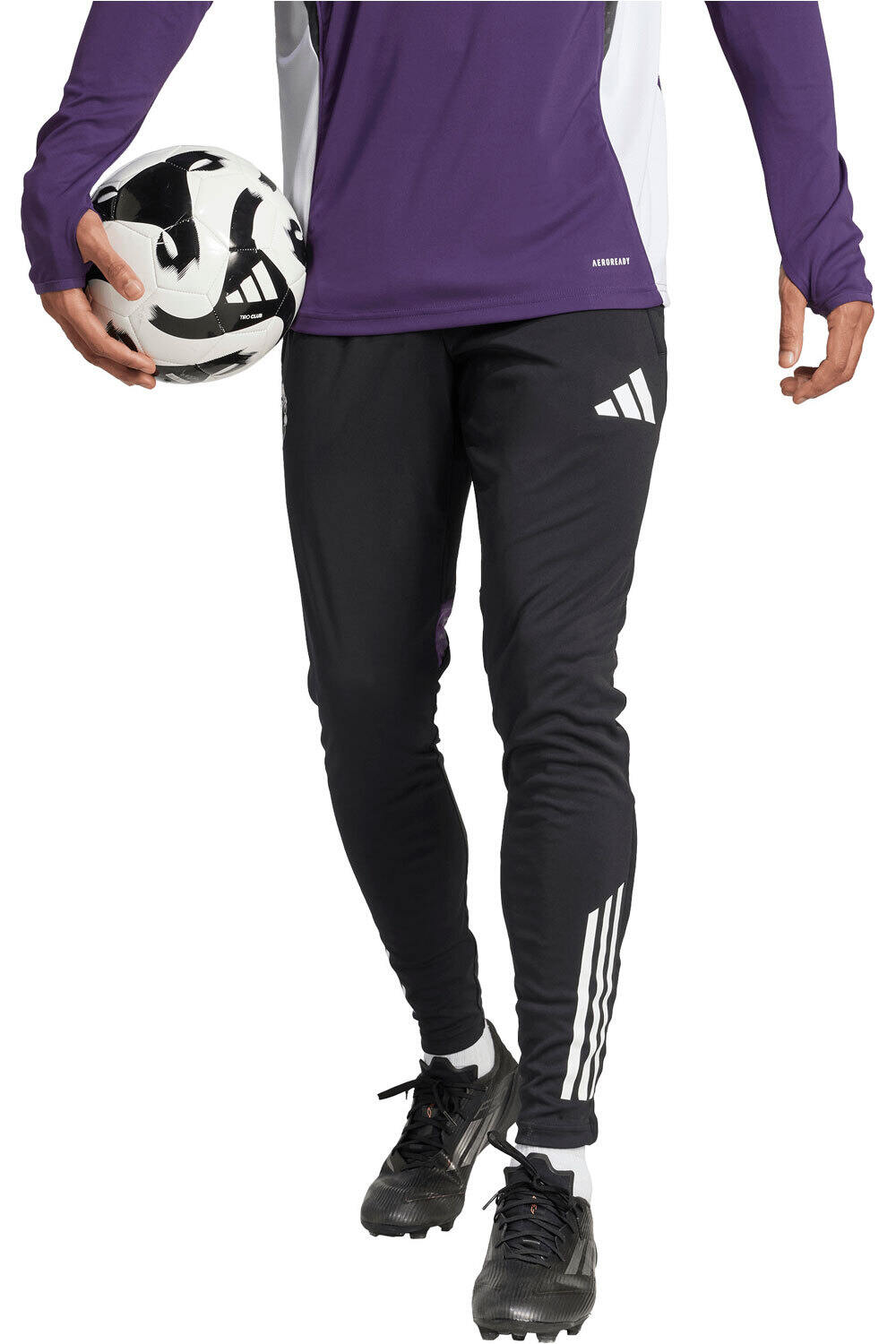 adidas pantalones futbol ENTRENO MANCHESTER U TIRO 25 COMPET vista frontal
