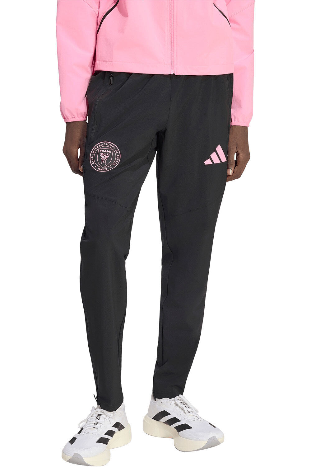 adidas pantalones futbol INTER MIAMI CF TIRO TRAVEL vista frontal