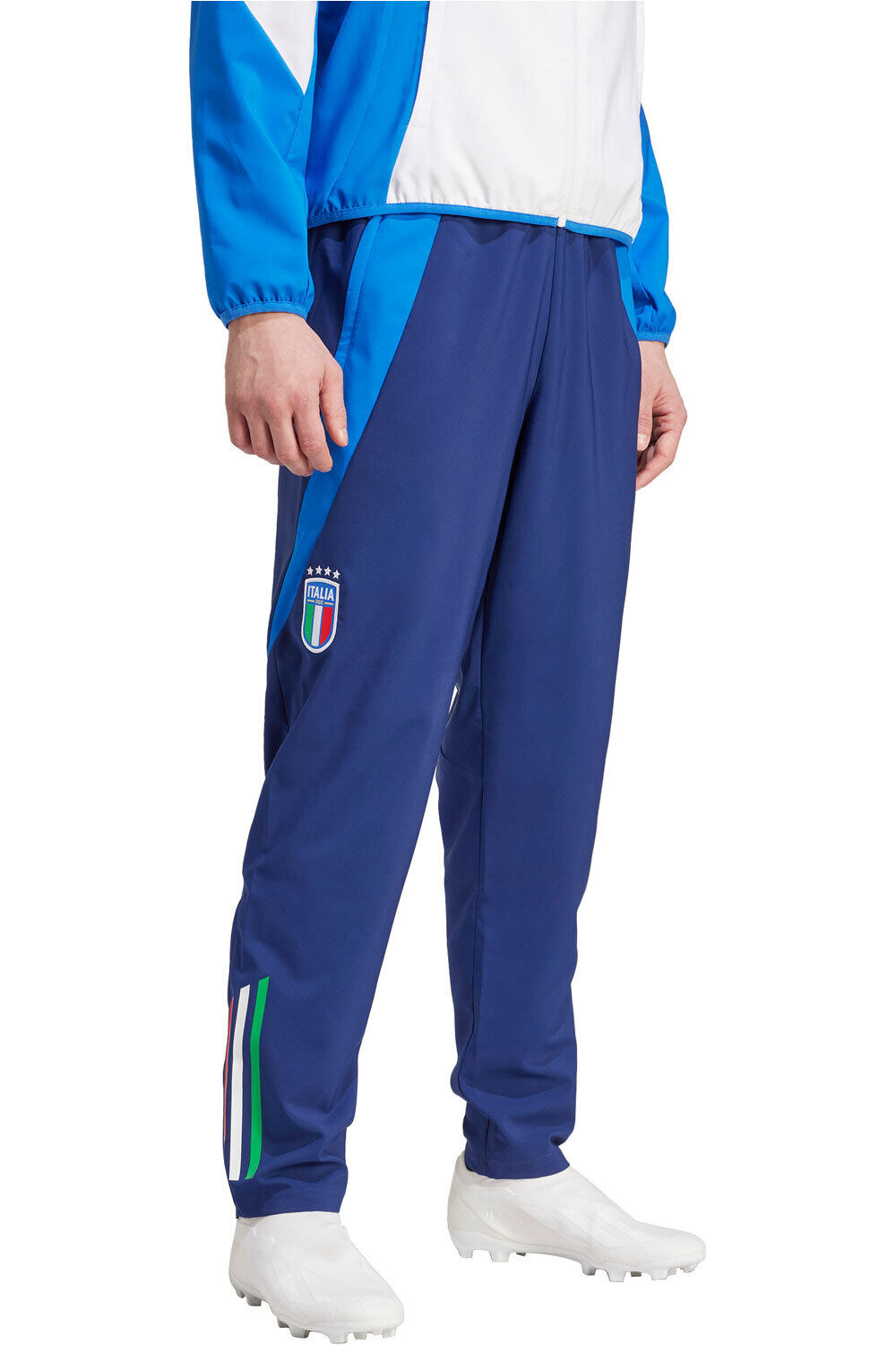 adidas pantalones futbol ITALIA 25 PRE PNT vista frontal
