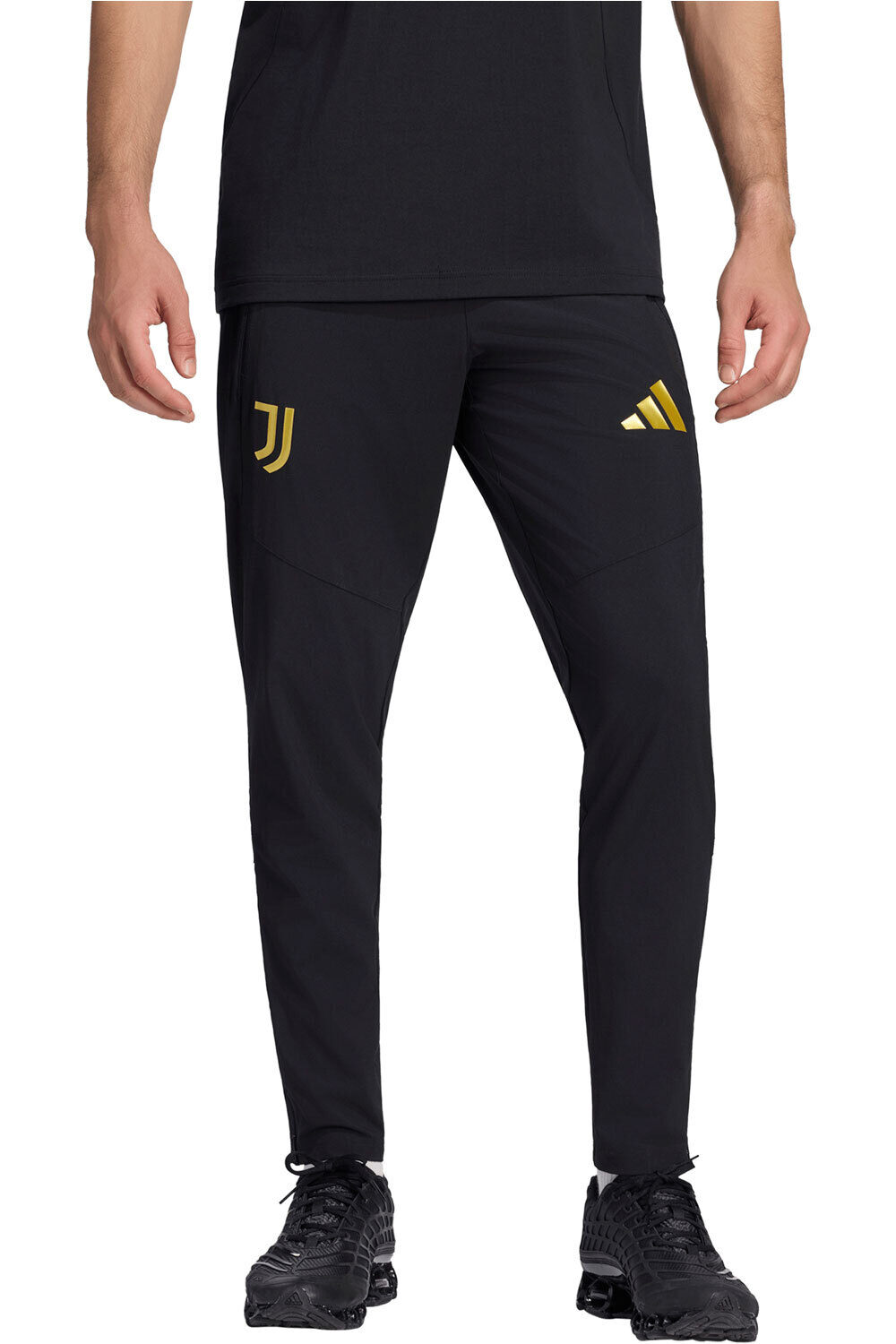 adidas pantalones futbol JUVENTUS TIRO TRAVEL vista frontal